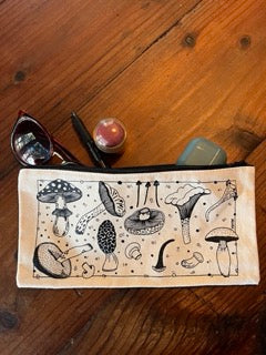 Zippered Mushroom Pouch