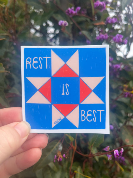 Rest Is Best Sticker