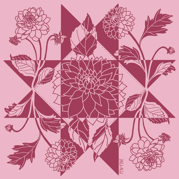 Dahlia Sticker