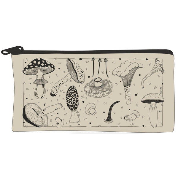 Zippered Mushroom Pouch