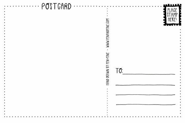 Banana Slug Postcard