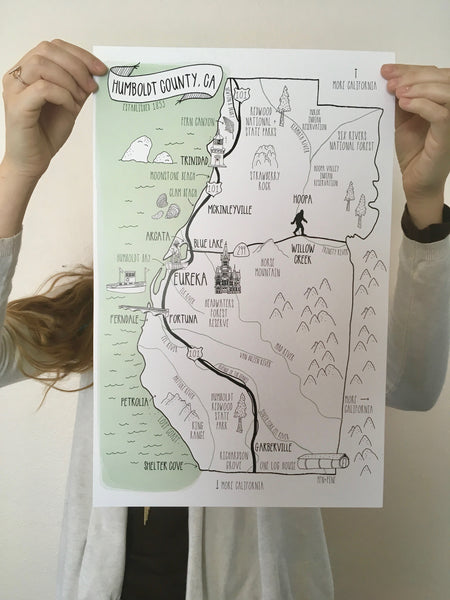 Humboldt Map Print