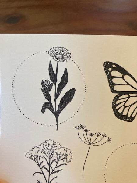 Temporary Tattoo Sheet