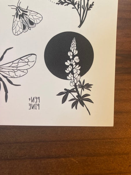 Temporary Tattoo Sheet