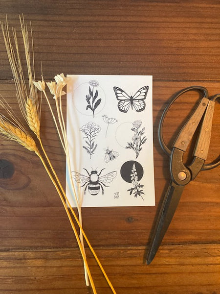 Temporary Tattoo Sheet