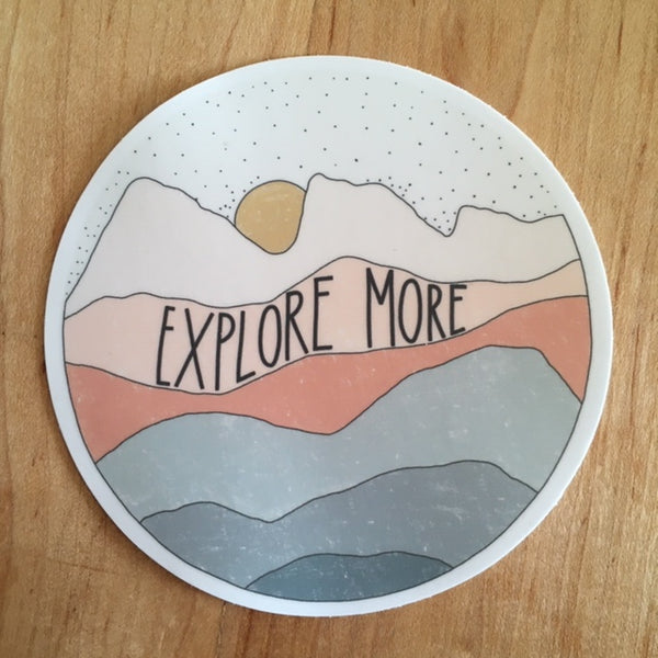 Explore More Sticker