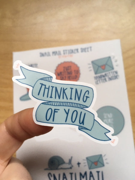 Snail Mail Sticker Sheet