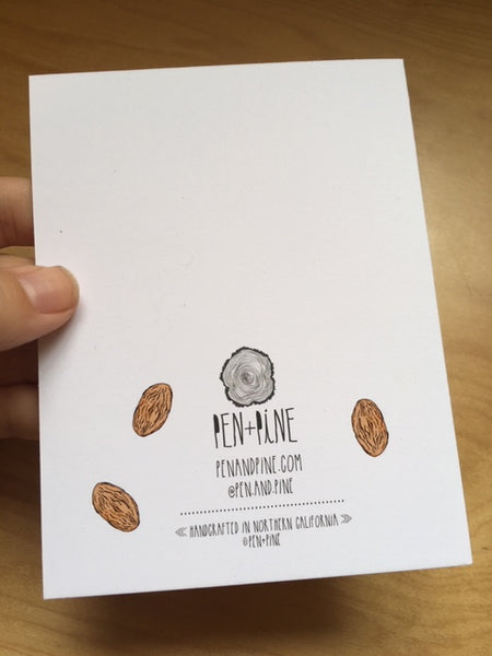"Thanks for Raisin Me" Card