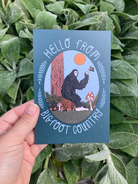 Bigfoot Postcard
