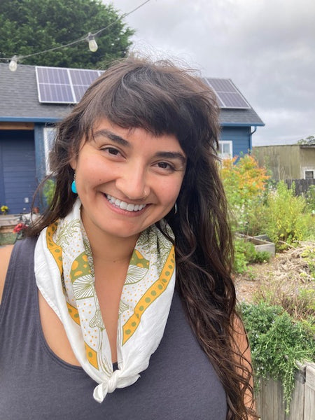 Mushrooms + Ferns Bandana