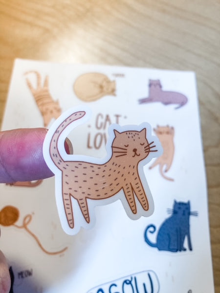 Cat Lover Sticker Sheet