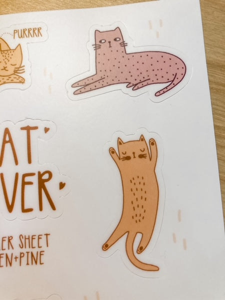 Cat Lover Sticker Sheet
