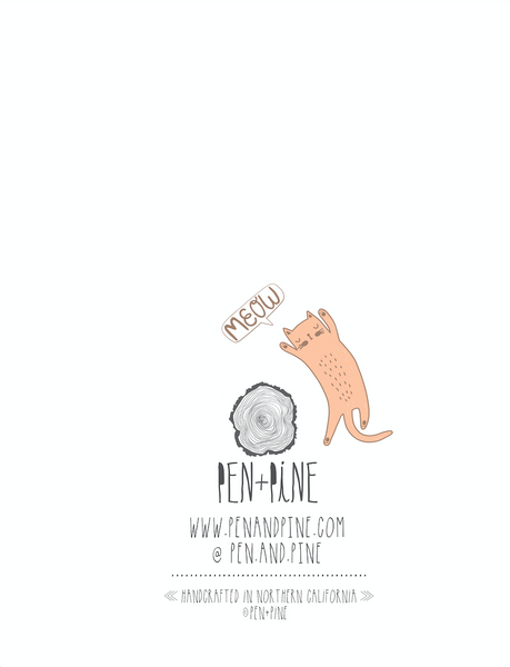 "You're the Cat's Meow" Card