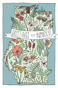 "Greetings from Humboldt" Card