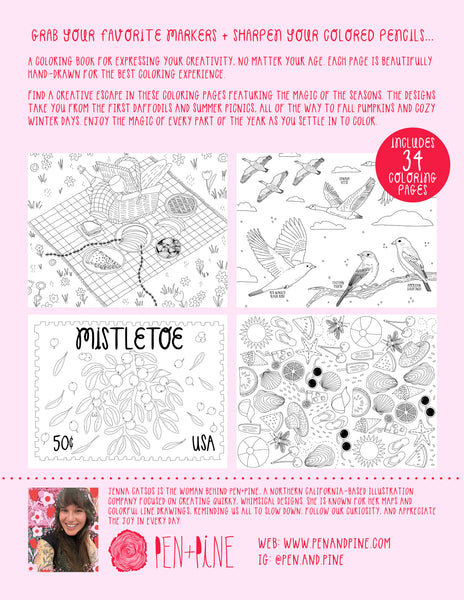 Coloring Through the Year | Coloring Book