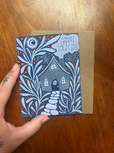 Happy Solstice Card + Card Pack