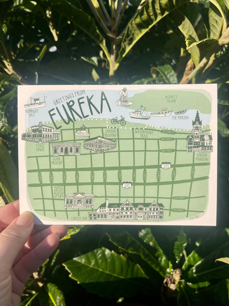 Greetings from Eureka Postcard