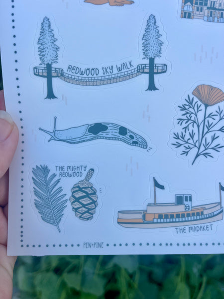 Eureka Sticker Sheet