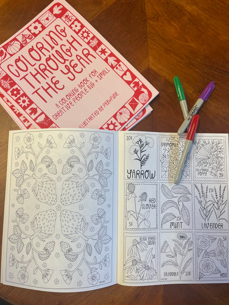 Coloring Through the Year | Coloring Book