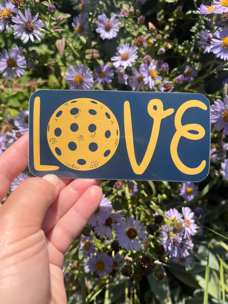 Pickleball LOVE Sticker