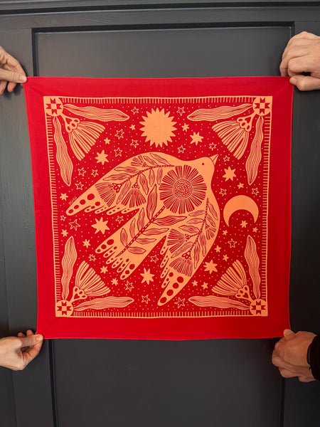 Red Folk Bandana