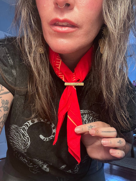 Red Folk Bandana