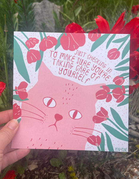 Cat Mini Print
