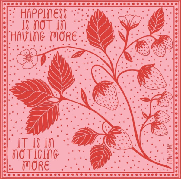 Strawberries Mini Print