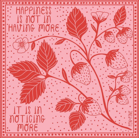 Strawberries Mini Print