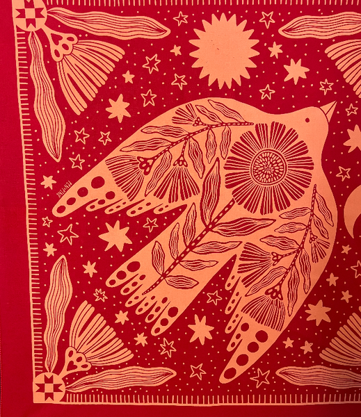 Red Folk Bandana