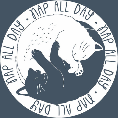 Cat Nap Sticker