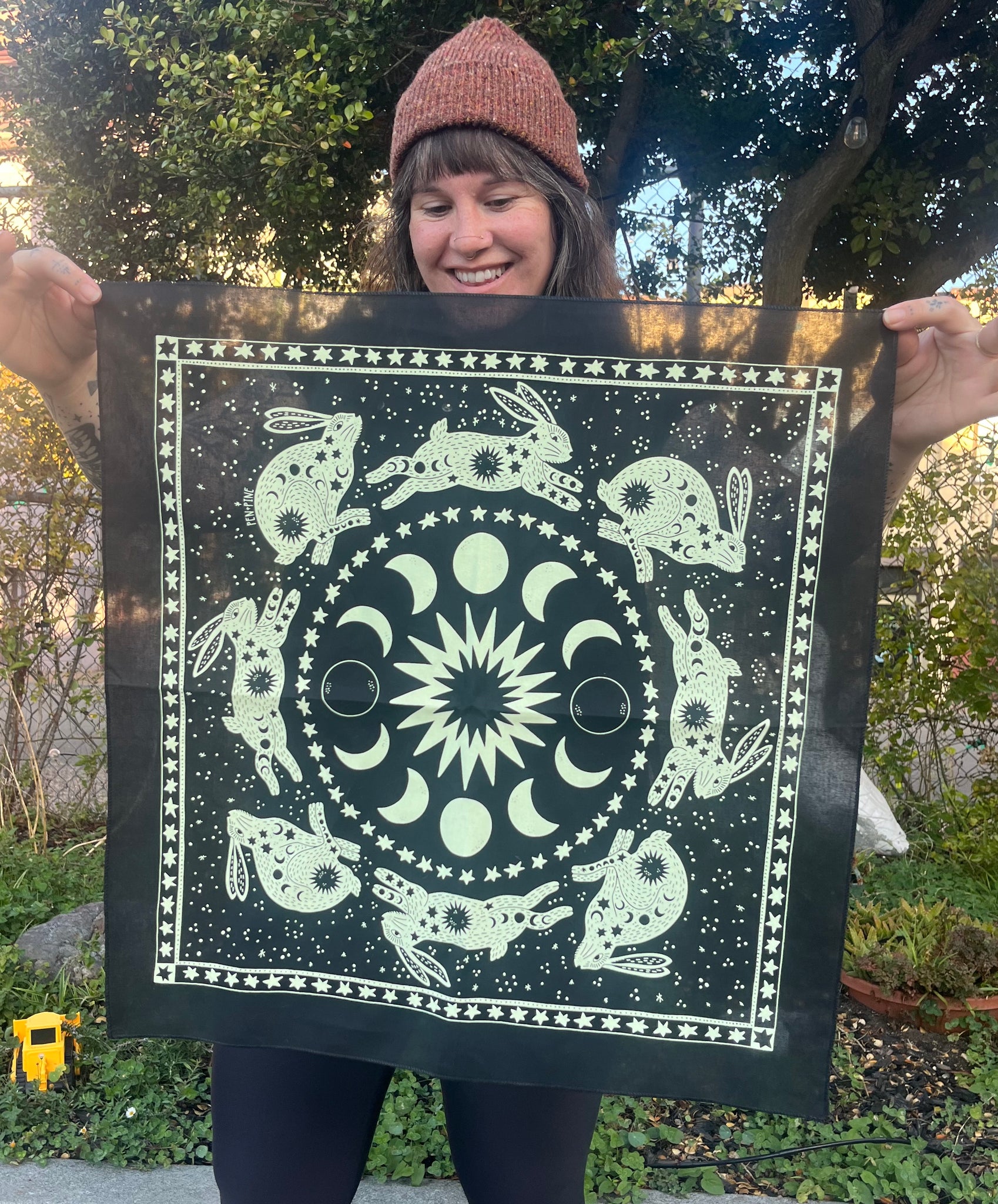 Celestial Rabbits Bandana