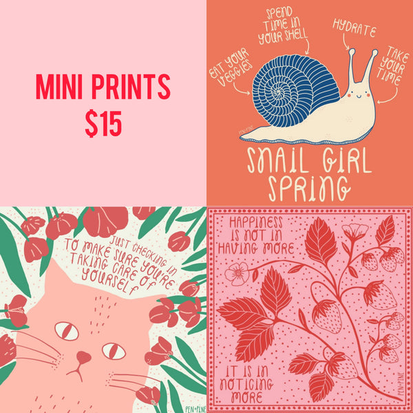 Cat Mini Print