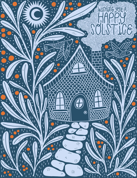 Happy Solstice Card + Card Pack