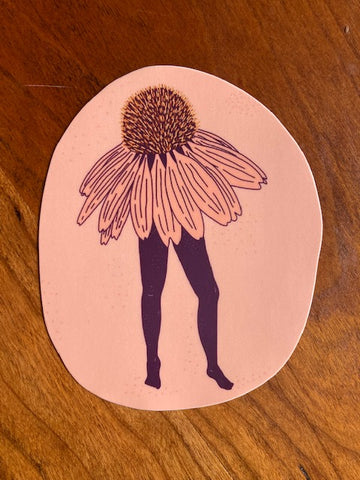 Flower Gal Sticker