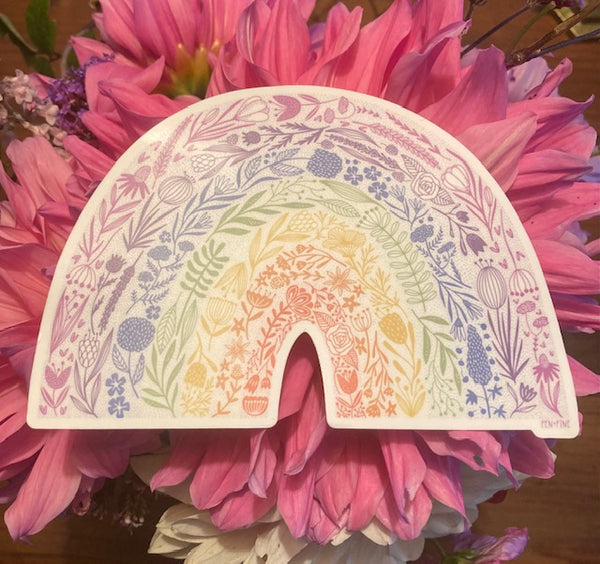 Rainbow Botanical Sticker