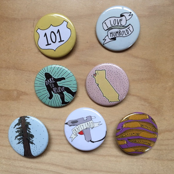 Illustrated Buttons