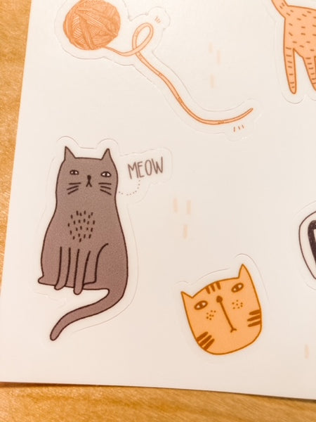 Cat Lover Sticker Sheet