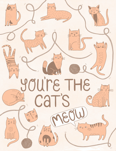 "You're the Cat's Meow" Card