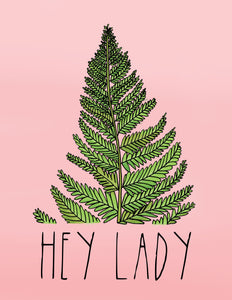 "Hey Lady" Card