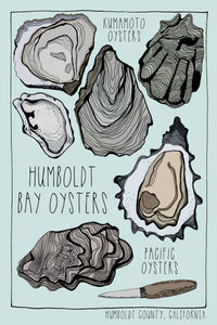 Oysters Postcard